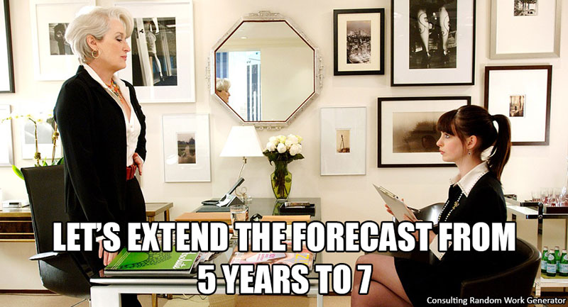Let's extend the forecast from 5 years to 7